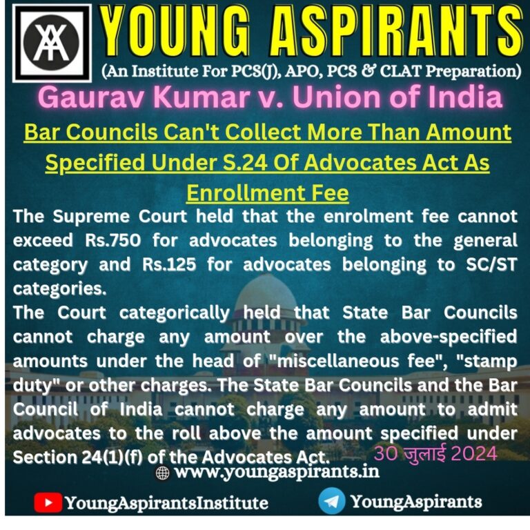 Gaurav Kumar v. Union of India